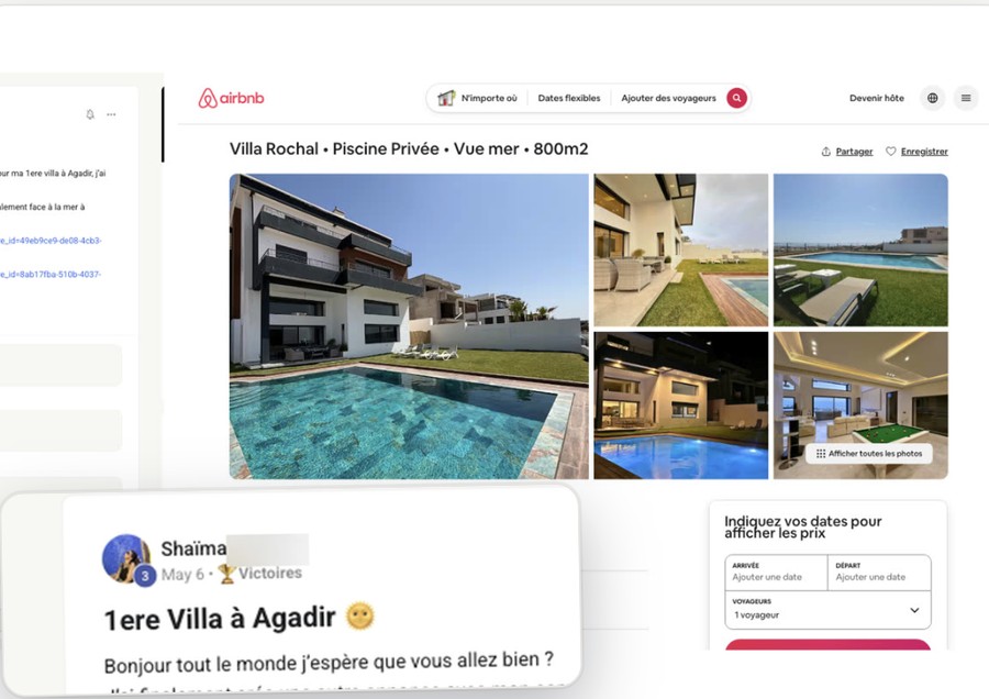 Première villa signée à Agadir par une membre